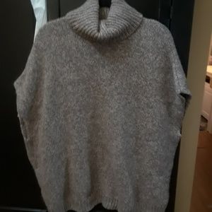 Pure DKNY Alpaca/Wool Blend Thick Ribbed Sweater